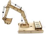 Manuale Fai Da Te Modello Giocattolo Idraulico Legno Escavatore Assemblaggio Set Esperimento Escavatore Stampo (N. 1)