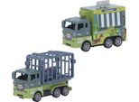 Auto Giocattolo Da Trasporto Per Dinosauri, Retrattile, Porta Apribile Realistica, Camion Gabbia Per Bambini