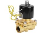 Elettrovalvola In Ottone, AC110 V, 1/2 Pollice Npt, Normalmente Chiusa, Per Acqua, Aria, Gas, Gasolio