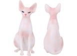 Simulazione Gatto Senza Capelli Modello Casa Ornamenti Desktop Decorazione Bambino Toypl127-1562