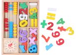Blocchi Aritmetici Abaco In Legno, Apprendimento Della Matematica, Educazione Precoce, Giocattolo Per Bambini