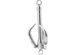Ancora A Grappolo Pieghevole, Tripla Impugnatura, Ferramenta In Acciaio Inox 316 Per Barche, Yacht, Zattere, Canoe