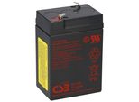 Batteria Al Piombo Csb 6V 4,5Ah GP645F1 Batteria Al Piombo Agm Senza Manutenzione