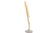 1:6 Mini Flauto Casa Delle Bambole Rame Miniatura Simulata Strumento Musicale Modello Giocattolo Goldgold 11Cm