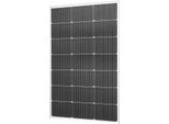 Vevor Moduli Solari Monocristallini 100W, Modulo Fotovoltaico Con Potenza Di Uscita MC4 E Cornice In Alluminio, Pannello Solare Impermeabile IP65, Centrale Elettrica Da Balcone Off-Grid Per Auto, Barche, Camper E Tetti Piani