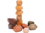 Gioco Di Impilamento In Legno, Blocchi Da Costruzione, Giochi Educativi Da Tavolo Per Bambini, 12 Pezzi