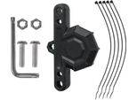 Inf Supporto Airtag Per Bici: Custodia Protettiva Antifurto In Abs Per Localizzatori Bici Nero