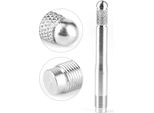 Perno Di Posizionamento Del Pneumatico, Montaggio Della Ruota, Rimozione, Strumento Di Allineamento, Dado, Bullone, Alette, M14 X 1,25, Universale, Argento