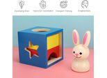 Baby Puzzle Di Legno Blocco Giocattolo Giocattolo Educativo Interattivo Per I Bambini Kidbaby Coniglio