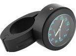 Supporto Manubrio Moto 22/25 Mm, Orologio Universale Impermeabile Con Batteria Integrata (Nero)