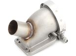 Adattatore Angolare Per Turbo T3/T4 Da 3 Pollici Con Banda A V E 90 Gradi, Con Flangia E Morsetto