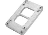 Adattatore Flangia Collettore Turbo In Acciaio Inox Da T6 A T4, Scarico Diviso, 8 Fori