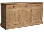 Credenza Teako Design Teak 180X90Cm In Legno Massiccio Stile Casa Di Campagna Credenza Resistente Alle Intemperie Sandarne
