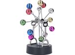 Elettrico Magnetico Rotante Ruota Panoramica Da Scrivania Giocattolo Colorato Palla Di Metallo Moto Perpetuo Decorazione
