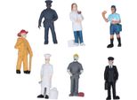 Figura Di Simulazione A 7 Pezzi In Plastica Morbida, Gioco Di Ruolo, Giocattolo In Miniatura Per Bambini A Partire Dai 3 Anni Di Età