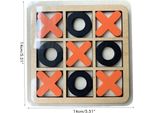 Gioco Da Tavolo Xo In Legno Interazione Scacchi Bambini Puzzle Giocattolo Educativo