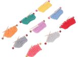 9 Pezzi Casa Delle Bambole Filato Di Lana Colori Lavoro A Maglia 1:12 Bambola In Miniatura Kit Maglione Fatto A Mano Decorazione Della Casa