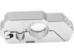 Moto Cnc Universale In Lega Di Alluminio Freno Stop Antifurto Manubrio Leva Di Bloccaggio (Argento)