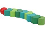 5PCS Giocattolo Di Legno Per Bambini Verme Bruco Affamato Blocchi Di Apprendimento Precoce