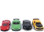 Modello Di Auto In Lega, Auto Sportiva Retrattile Giocattolo Con Porte Apribili Per Bambini