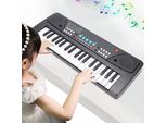 Pianoforte Elettronico Portatile, Tastiera Multifunzionale Con Microfono, Giocattolo Musicale Per Bambini, 430A1, Versione Inglese (37 Tasti)