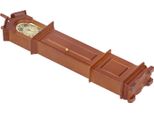 1/12 Casa Delle Bambole In Miniatura Orologio Nonno Legno Mini Modello Mobili Accessori