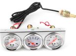 Set Universale Di Strumenti Di Misura 3 In 1, Temperatura Dell'acqua, Volt, Pressa Per Olio, 52 Mm, Strumento Di Misura, Strumento Meccanico