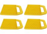 4 Pezzi Blocco Per Cric Del Camper Impedisce Ai Cric Di Affondare, Antiscivolo, Resistente Alle Intemperie, Blocco Di Livellamento Per Rimorchi