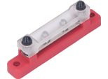 Blocco Di Collegamento Della Batteria Rosso 12-48V 150A A 4 Poli Per La Distribuzione Della Corrente Di Messa A Terra Per Auto, Camion, Camper, Barche Marine