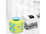 Giocattolo Per Adulti Per Alleviare Lo Stress E L'ansia, Portatile, Divertente, Cubo Di Decompressione Per Casa, Ufficio, Blu E Verde
