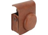 Borsa Fotografica Protettiva Per Mini 40, In Finto Cuoio, Borsa Per Fotocamera Istantanea Con Tracolla Regolabile, Fotografia, Marrone
