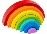 Blocchi Di Legno Impilabili, Puzzle, Forma Ad Arco Grande, Colorati, Giocattolo Educativo Impilabile Per Bambini, Tipo 3, Formato Libero