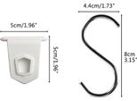 10 Pezzi Gancio Per Tenda Da Sole Rv A Forma Di S Kit Di Gancio Camping Motorhome Tenda Ferrovia Campervan Accessori