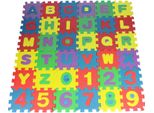 36 Pezzi Tappeto Da Gioco In Gommapiuma Alfabeto Per Bambini, Multicolore, Numeri Educativi, Morbido, Sicuro, Ad Incastro