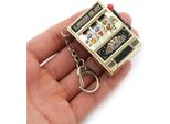 6 Pezzi Portachiavi Giocattolo Slot Machine Portachiavi Divertente Auto Gioielli Bambini Divertente Gag