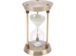 Clessidra In Metallo, Clessidra Decorativa Vintage, Clessidra Lucida, Clessidra Intercambiabile, Bronzo, S, 15 Min