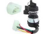 Interruttore Di Accensione A 5 Fili Con Chiavi, Adatto Per 110 Cc / 125 Cc 150 Cc 250 Cc Moto Atv Quad Dirt Bike