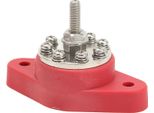 Blocco Di Distribuzione Di Energia, 8 Connessioni, 1/4 Di Pollice M6, 12 V-48 V, Barra Di Distribuzione Marina Universale Per Auto, Barche, Camper, Camion