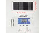 Pannello Solare, 10 W, Silicio Policristallino, Doppia Uscita Usb Per Moto, Barche, Trattori, Rimorchi, Camion, Tosaerba, Camper, Regolatore 10 A