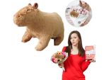 Simulazione Animale Capibara Peluche Bambole Di Peluche Carine Animali Selvatici Regalo Imbottito Per Bambini E Amici