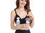 Reggiseno Per Tiralatte, A Mani Libere, Traspirante, Per Spremitura E Allattamento, Per Allattamento, Nero, L