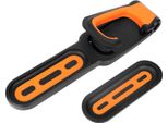 Supporto Verticale Da Parete Per Biciclette, Facile Da Usare, Pratico Supporto Per Garage, Nero, Arancione