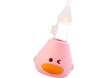 Aspiratore Nasale Manuale Per Neonati, Morbido Silicone, Pp, Previene Il Reflusso, Aspirazione Monouso, Aspirazione Di Muco, Moccio, Rosa Chiaro