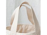 Borsa Portabiberon, In Puro Cotone, A Forma Di Secchiello, Con Simpatico Ricamo, Organizzatore Di Pannolini Per Carrozzine, Motivo A Orsetto Grande