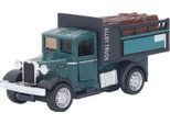 1:32 Lega Auto Modello Giocattolo Suono Luce Vintage Miniatura Pull Back Transporter Tipo 2