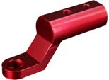 Staffa Di Estensione Dello Specchietto Retrovisore Della Moto, Lega Di Alluminio Cnc Multifunzionale, Supporto Per Telefono Di Estensione, Rosso