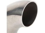 2 Pezzi Angolo Di 90 Gradi Valvola Di Scarico Wastegate Tubo 1,5 Pollici In Acciaio Inox Universale Adatto Per Le Automobili