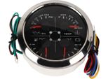 4In1 85 Mm Indicatore Multifunzione Livello Carburante Pressione Olio Temperatura Acqua Voltmetro Dc 8-16V Per Auto Rv Barca Moto