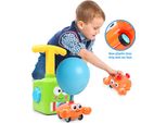 Divertente Auto A Palloncini Per Bambini, Forza D'inerzia, Esperimento Scientifico Fai Da Te, Giocattolo Intelligente Per Bambini, Maniglia Di Colore Casuale