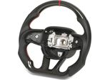 Volante Di Ricambio In Pelle Traforata In Fibra Di Carbonio Asciutta Per Dodge Challenger Charger Srt Hellcat 2015-2022
